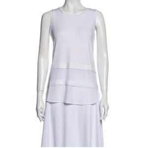 MK Crew Neck Sleeveless Top